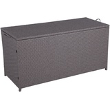 Auflagenbox PATRAS Polyrattan Gartenbox Gartentruhe Auflagen Kissen Garten Box