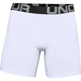 Under Armour Herren Boxer Shorts Under Armour Charged Cotton 6" 3 Pack weiss Dynamic, LG - L