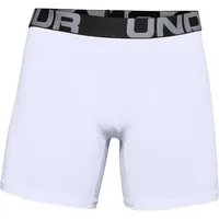 Under Armour Herren Boxer Shorts Under Armour Charged Cotton 6" 3 Pack weiss Dynamic, LG - L
