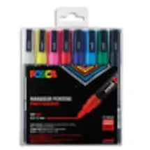 Uni-Ball POSCA PC-3M Acrylstift farbsortiert 0,9 - 1,3 mm, 8 St.
