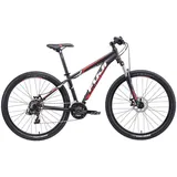 Fuji Mountainbike »NEVADA 3.0 LE - 27,5 / 29 Zoll«, 21 Gang, Shimano, RD-TY500 Schaltwerk, Kettenschaltung, für Damen und Herren, Kettenschaltung, 88046313-43 schwarz + schwarz 27,5 Zoll (69,85 cm)