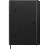 Oxford Notizbuch kariert, Schwarz