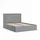 mebligo Polsterbett 180 x 200 cm Grau