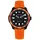 Tommy Hilfiger TH-REGATTA 1720055 0 mm Silikonarmband Schwarz/Orange