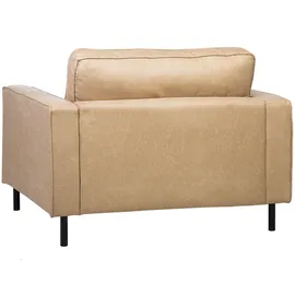 Beliani Sessel SAVALEN Kunstleder 0 x 0 x 0 cm Beige mit Kissen