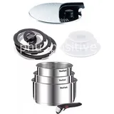 TEFAL INGENIO EMOTION INOX TOPFSET 11-TEILIG TÖPFE GLASDECKELN ABNEHMBAREN GRIFF