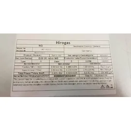 Hirogas Gaskochfeld 2 Brenner Glaskeramik