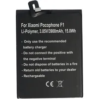 AccuCell Akku passend für Xiaomi Pocophone F1, Li-Polymer, 3,85V,