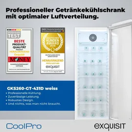 Exquisit GKS260-GT-431D weiß