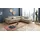 W.Schillig Eckcouch Leder 3-Sitzer Braun