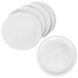 MamboCat 6er Set Bianco Pizzateller I Ø 30,5 cm I für 6 Personen I weiße große Pizzateller aus Porzellan I für Pizzen oder zum Anrichten I XL-Speiseteller, Servierplatte