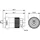 Telegärtner TOC Steckerset IP68 100007387 Stecker, gerade Polzahl Sensoren 8P8C Metall 1 St.