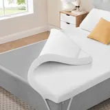Orshinal Matratzen Topper 140x200cm, 6 cm Höhe Matratzentopper, Gel Memory Foam, H2&H3 Abnehmbarer Waschbarer Bezug, Boxspringbett, Schlafsofas