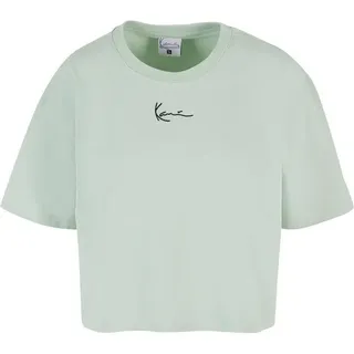Karl Kani Small Signature Essential Crop T-Shirt - Grün - XXS
