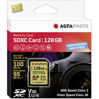 AgfaPhoto SDXC Professional High Speed 128GB Class 10 100MB/s
