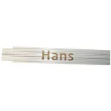Heka Zollstock Hans 2 m Weiß