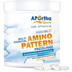 Amino Pattern essentielle Aminosäuren - EAA mit BCAA - 420 vegane Presslinge One Size