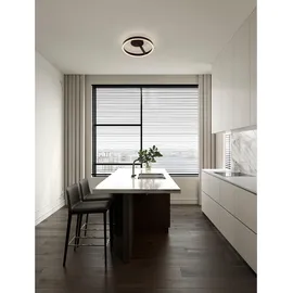 Nova Luce BIANCO Deckenleuchte Schwarz
