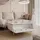 lookway Couchtisch AURORA Weiß/Gold Metall 90 x 41 x 60 cm