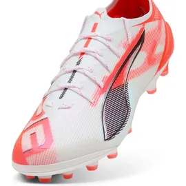 Puma Ultra 5 Ultimate AG Herren PUMA White-Black-Glowing Red 44,5