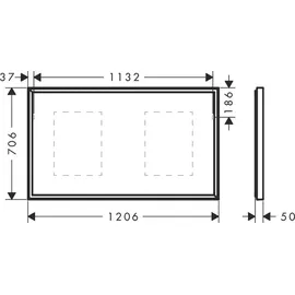 Hansgrohe Xarita E Spiegel 54994700