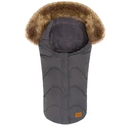 fillikid Winterfußsack Lhotse für Babyschale Grau