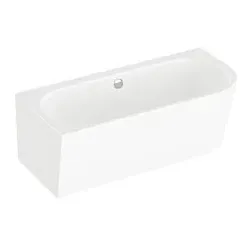 Vitra Geo Badewanne 65431008000 Ecke links, Mittelablauf, Inhalt 210 l