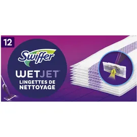 Swiffer WetJet Nachfüllpackungen für verschiedene Oberflächen, für alle Böden, hält Staub und Schmutz gründlich, hygienisch und Einweg, kompatibel mit WetJet