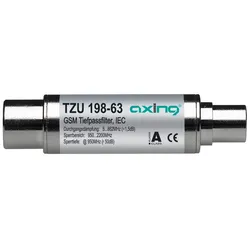 axing TZU 198-63, Analog, Elektronischer Tiefpassfilter, CE, 950 - 2200 MHz, 5 -