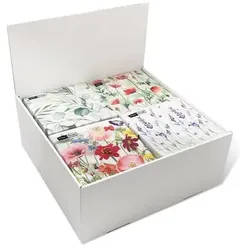 24 Stück Paper+Design Motivserviette 33x33cm Blumen zart  Paper+Design 20 Stück