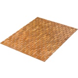 Kleine Wolke Badematte »Palito«, Höhe 5 mm, rutschhemmend beschichtet, Holzmatte, 100% Bambus, 50x70 cm, beige