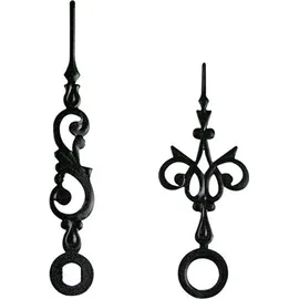 Selva Zeigerpaar für Mechanische Antik schwarz Minutenzeiger-L:45mm