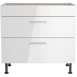 OPTIFIT Unterschrank Optikomfort Rurik986 90 x 87 x 58,4 cm Weiß