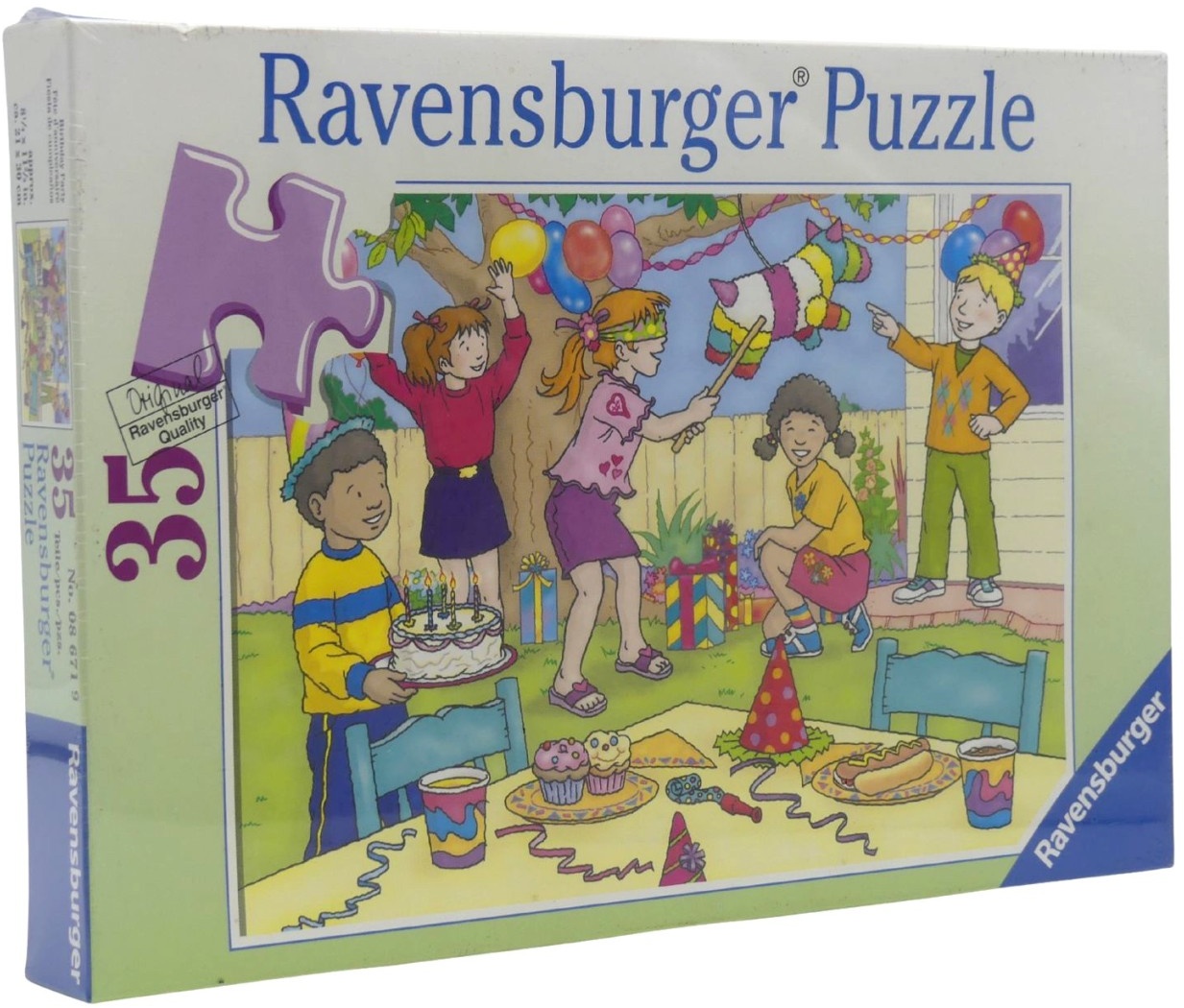 Ravensburger Puzzle Geburtstagsparty 086719 35 Teile 21 x 30 cm NEU OVP