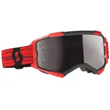 Scott Goggle Fury dunkelrot / silver chrome works