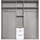WIMEX Drehtürenschrank Mugano 225 x 236 x 58 cm Schwarz