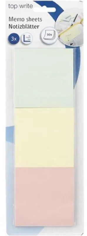 Memo-Blätter 3 Stück 50 Blätter