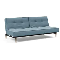 Innovation Living Schlafsofa Splitback Styletto dunkel Stoff Light Blue