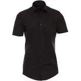 Venti Kurzarmhemd Schwarz 44