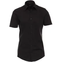 Venti Kurzarmhemd Schwarz 44