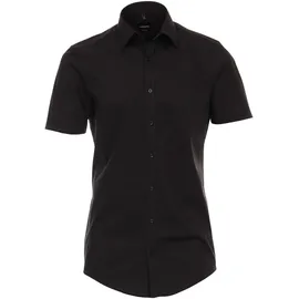 Venti Kurzarmhemd Schwarz 44