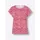 Sieh an! Kurzarm-Shirt in rot-ecru-geringelt | Gr.: 52