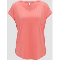 QS T-Shirt im Modalmix, Koralle L