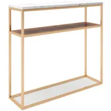 Phoenix Anrichte CANDY 105 x 95 x 30 cm Braun / Gold