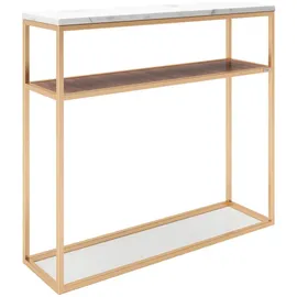 Phoenix Anrichte CANDY 105 x 95 x 30 cm Braun / Gold