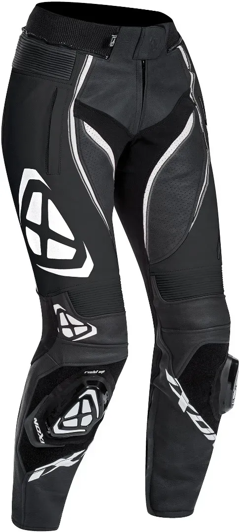 Ixon Vortex Damen Motorradhose, schwarz-weiss, Größe 2XL