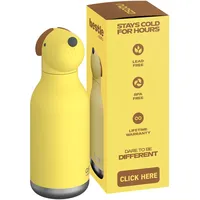 ASOBU Trinkflasche Hund braun 0,46 l