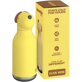ASOBU Trinkflasche Hund braun 0,46 l