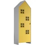 Vipack Kinderkleiderschrank »Casami, ca. 58x171x37 cm Weiß/Gelb