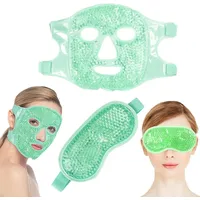 Gesichtsmaske Beauty und Kühlende Augenpads,Augenmaske kühlend mit Gel Gesichtsmaske,Augenmaske Kühlend Wärmend,Wiederverwendbare Gel-Augenmaske,für Geschwollene und Müde Augen, Augenringe